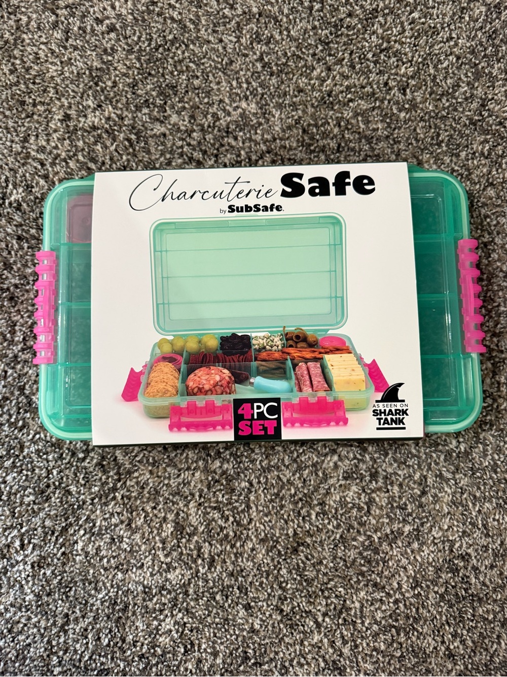 NEW SubSafe Charcuterie Safe - 4 piece Snack Set For On The Go! Snackle box